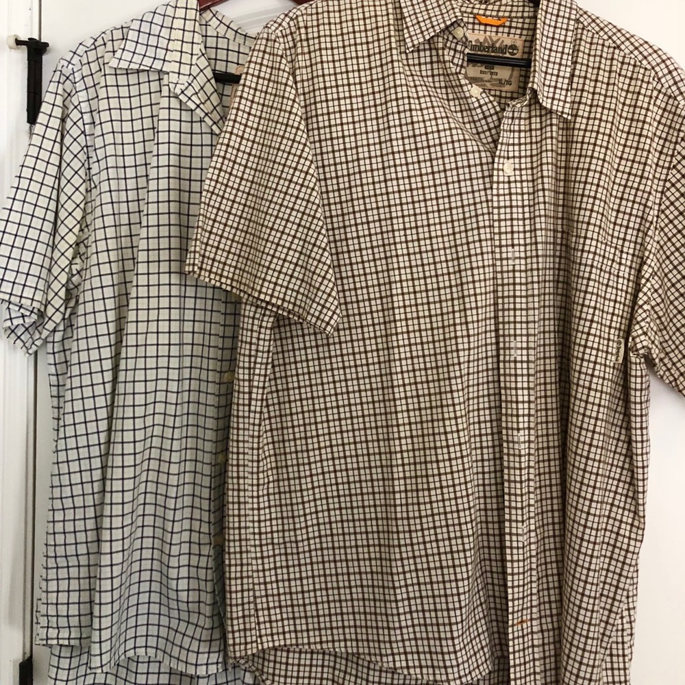 Men’s shirts x 2 👕 short sleeve timberland